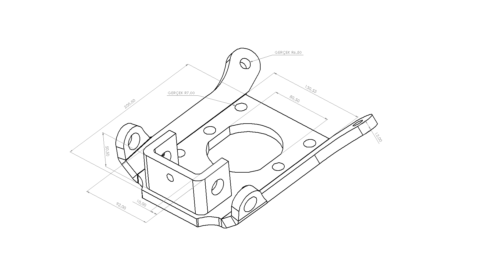 MF165/285 ARKA İÇ GERGİ BAĞLANTI TABLASI